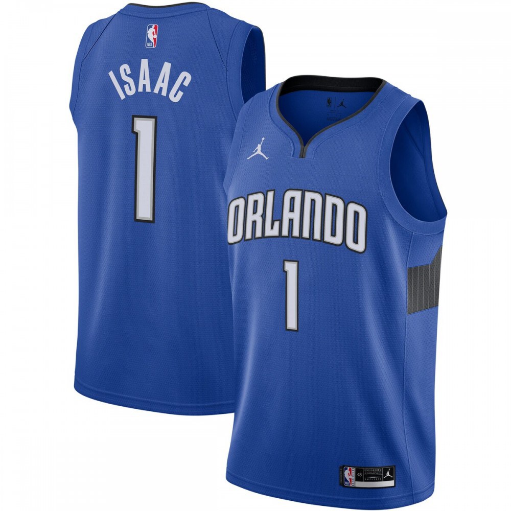 Jonathan Isaac Orlando Magic Jordan Brand 2020/21 Swingman Jersey - Statement Edition - Blue-Pro Kit Vault | Brand New 26/27 Sports Jerseys